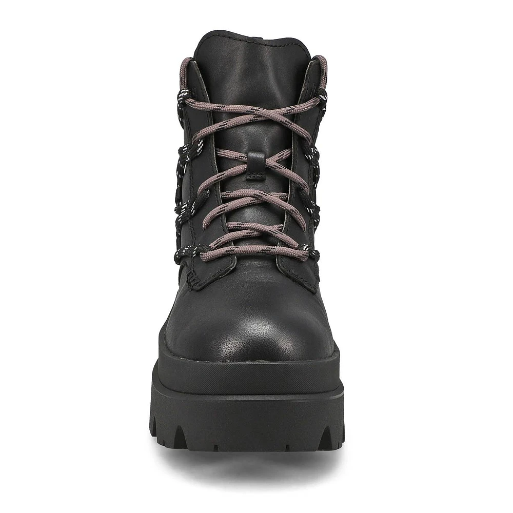 Botte plateforme à lacets BRISBANE LACE UP, noir,