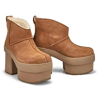 Women's New Heights Platform Mini Boot - Chestnut