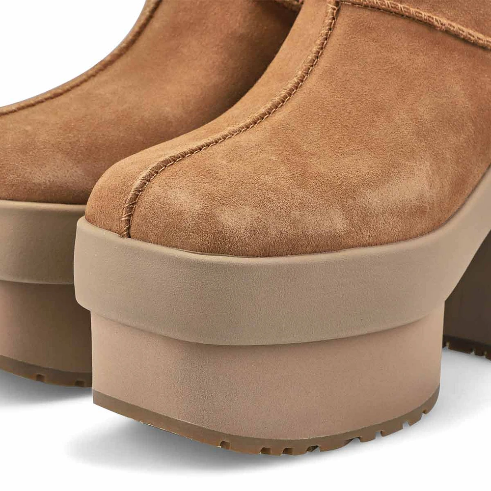 Women's New Heights Platform Mini Boot - Chestnut