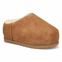 Women's Pumped Slide Platform Slipper - Chestnut