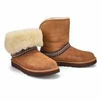 Women's Classic Short Crescent Boot - Chestnut