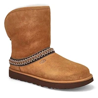 Women's Classic Short Crescent Boot - Chestnut