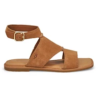 Women's Delray Casual Sandal- Chestnut