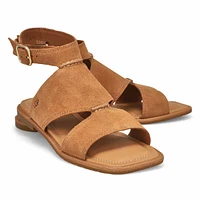 Women's Delray Casual Sandal- Chestnut