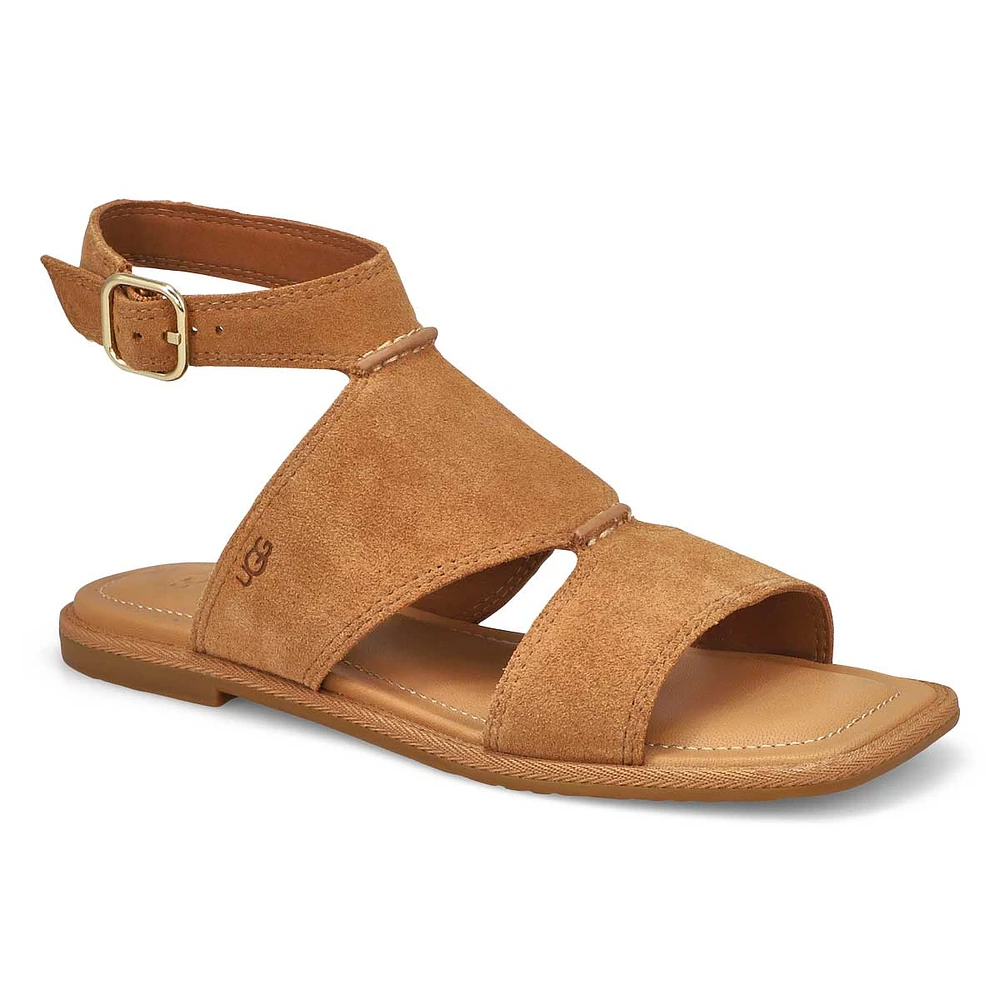 Women's Delray Casual Sandal- Chestnut