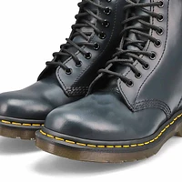 Bottes à 8 œillets 1460, cuir lisse, noir, hommes