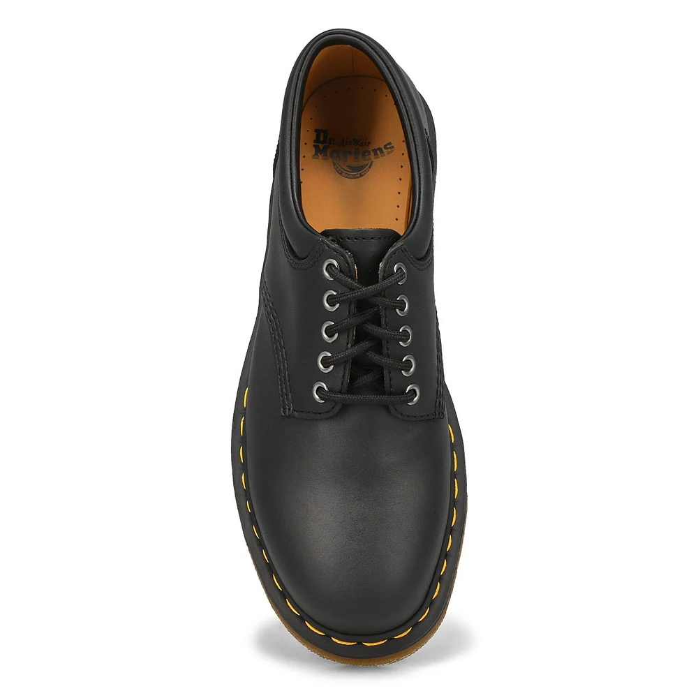 Men's 8053 5-Eye black leather oxfords