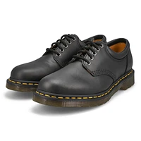 Men's 8053 5-Eye black leather oxfords