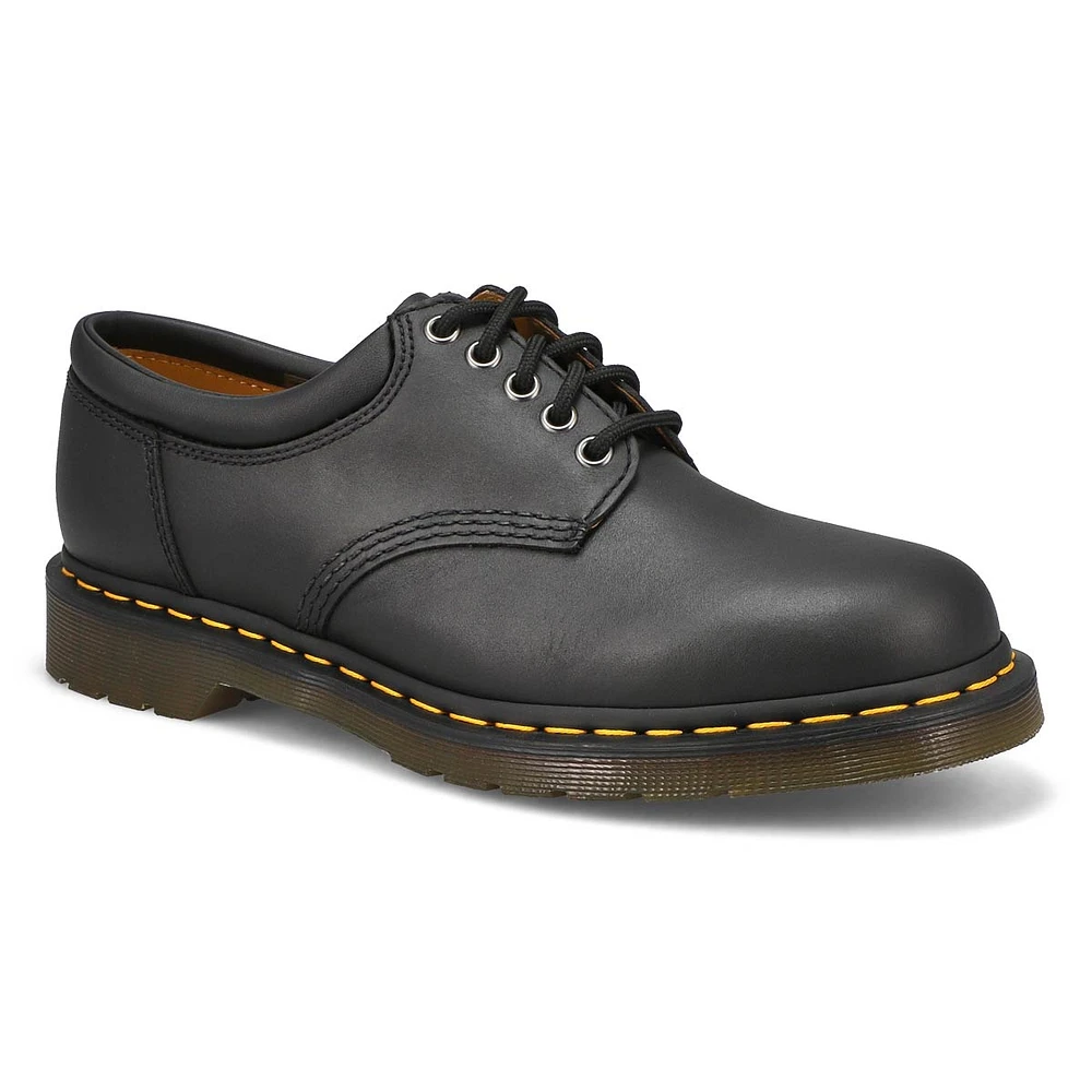 Men's 8053 5-Eye black leather oxfords