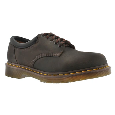 Men's 8053 5-Eye black leather oxfords