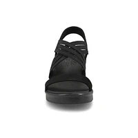 Women's Rumble On Day Flirt Sandal - Black/Black