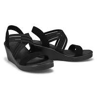 Women's Rumble On Day Flirt Sandal - Black/Black