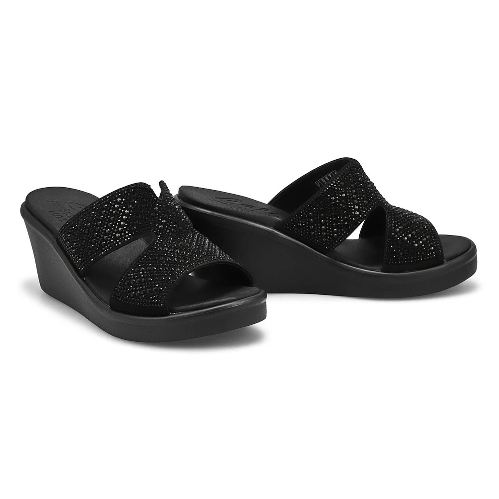 Women's Rumble On Too Haute Sandal - Black/Black