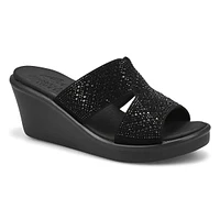 Women's Rumble On Too Haute Sandal - Black/Black