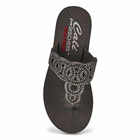 Tongs MEDITATION, noir/noir, femmes