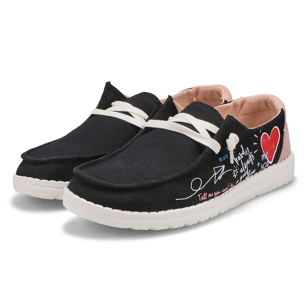 Women's Wendy Doodle Casual Shoe - Black