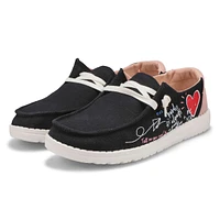 Women's Wendy Doodle Casual Shoe - Black