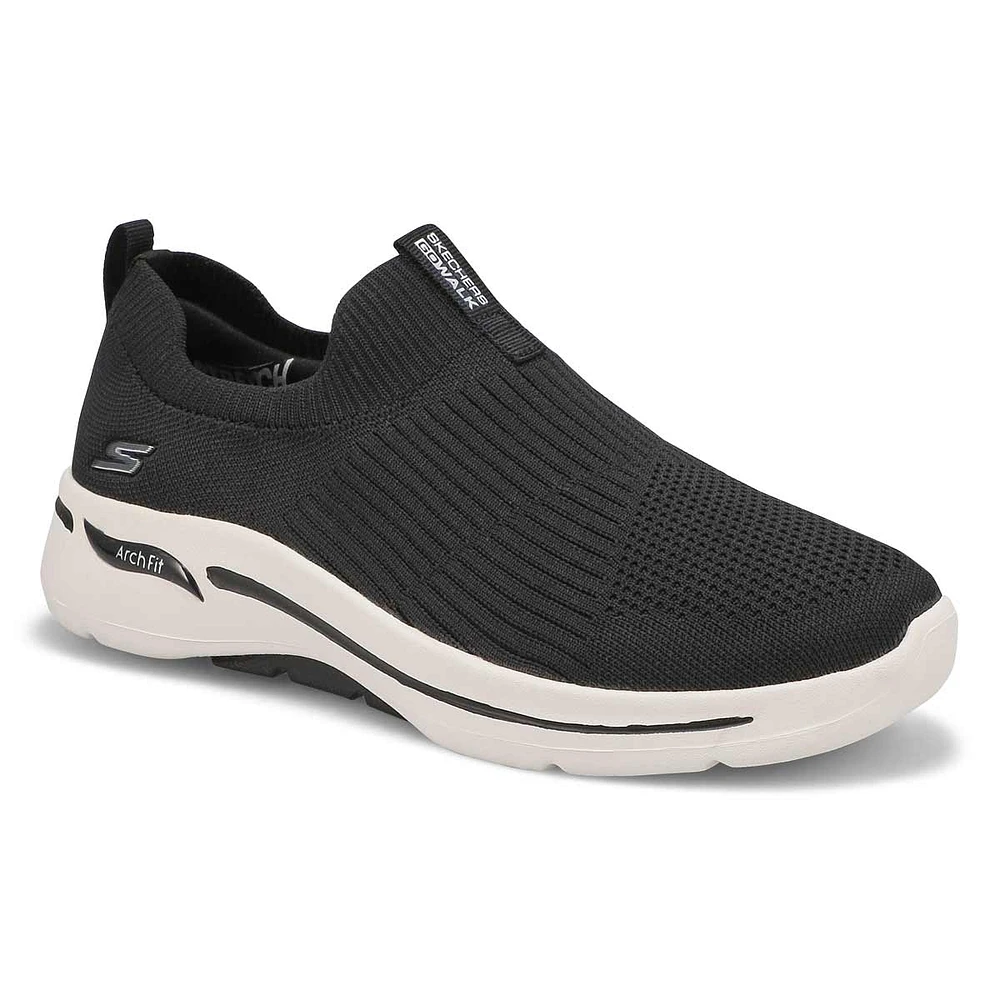 Women's GoWalk Arch Fit Iconic Wide Sneaker - Blac