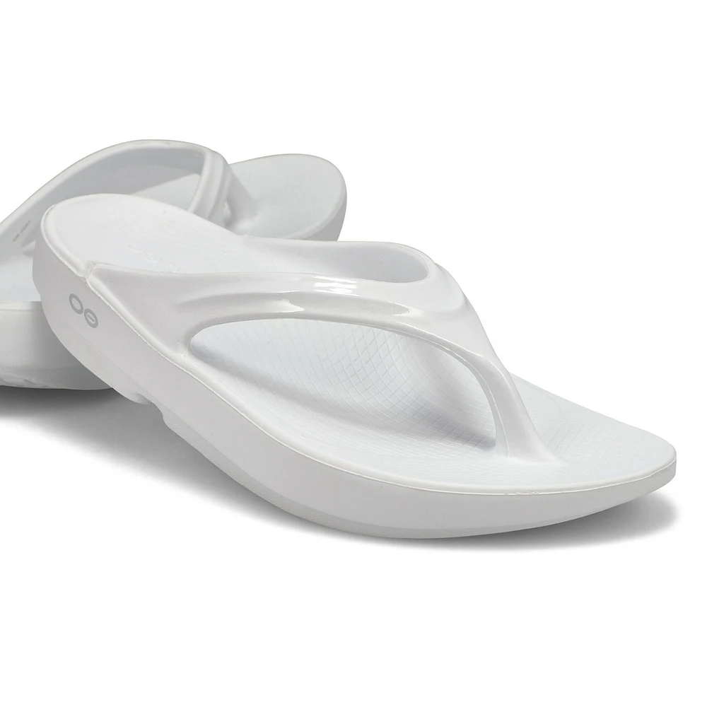 Women's OOlala Thong Sandal - White