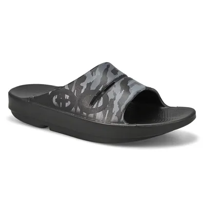 Men's Ooahh Sport Slide Sandal - Black/ White