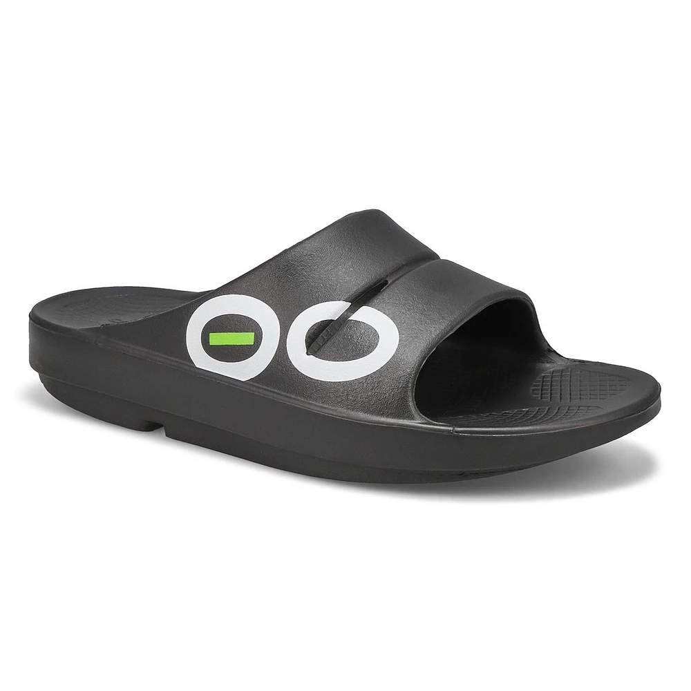 Men's Ooahh Sport Slide Sandal - Black/ White