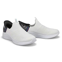 Baskets à enfiler BOBS SPORT SLIP-INS, blanc/noir,