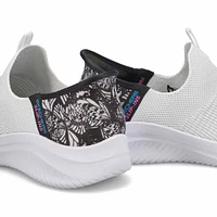 Baskets à enfiler BOBS SPORT SLIP-INS, blanc/noir,