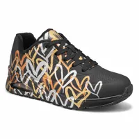 Women's JGoldcrown Uno Sneaker - Black/ Gold