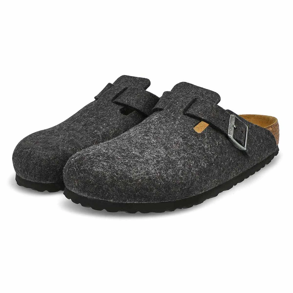 Sabot décontracté BOSTON WOOL, anthracite, hommes