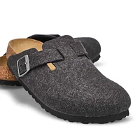 Women's Boston Narrow Wool Clog - Arthracite