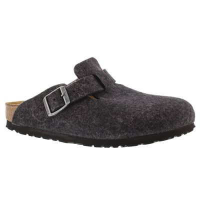 Women's Boston Narrow Wool Clog - Arthracite