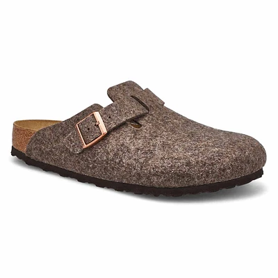 Men's Boston Wool Casual Clog - Anthracite