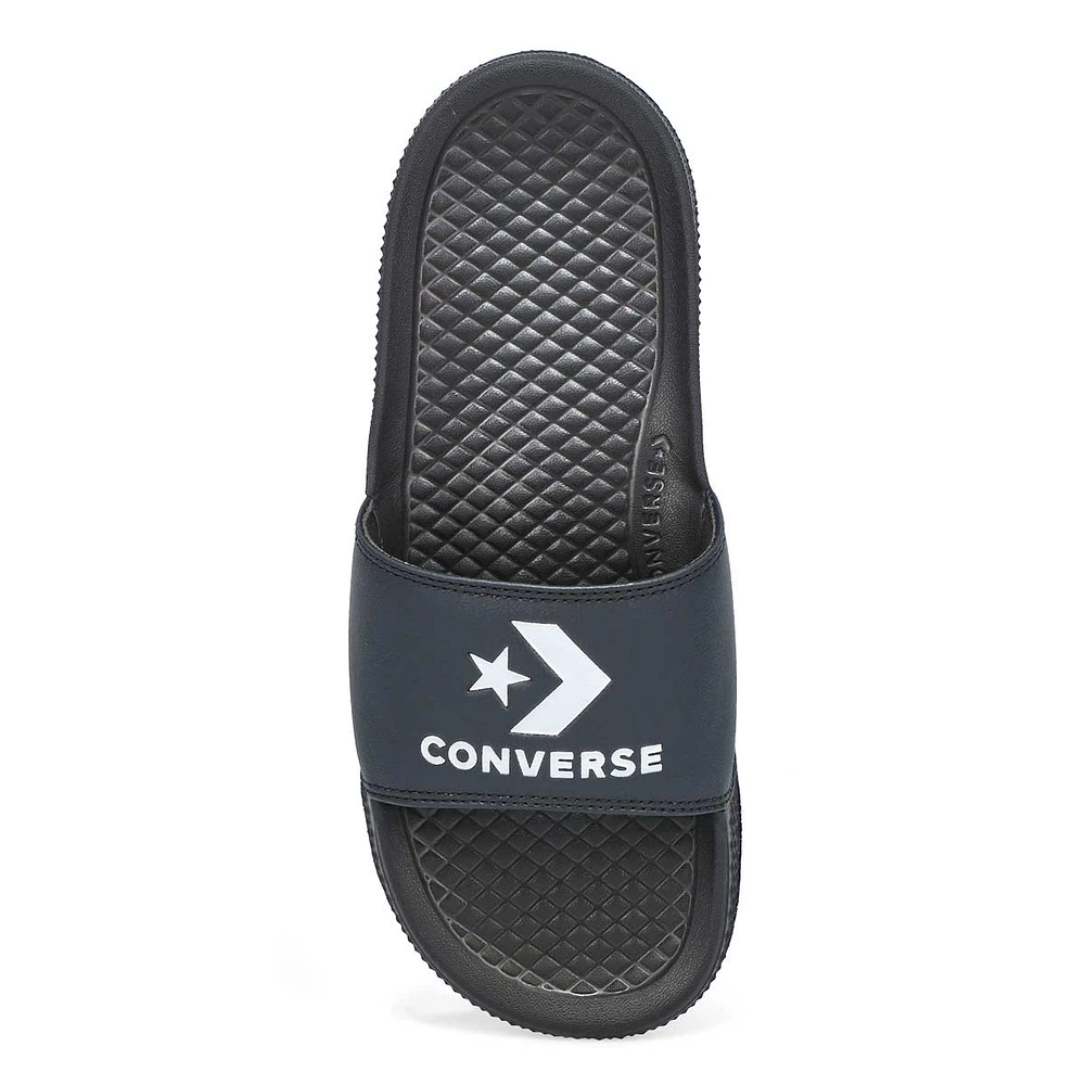 Women's All Star Casual Slide Sandal -  Black/Whit