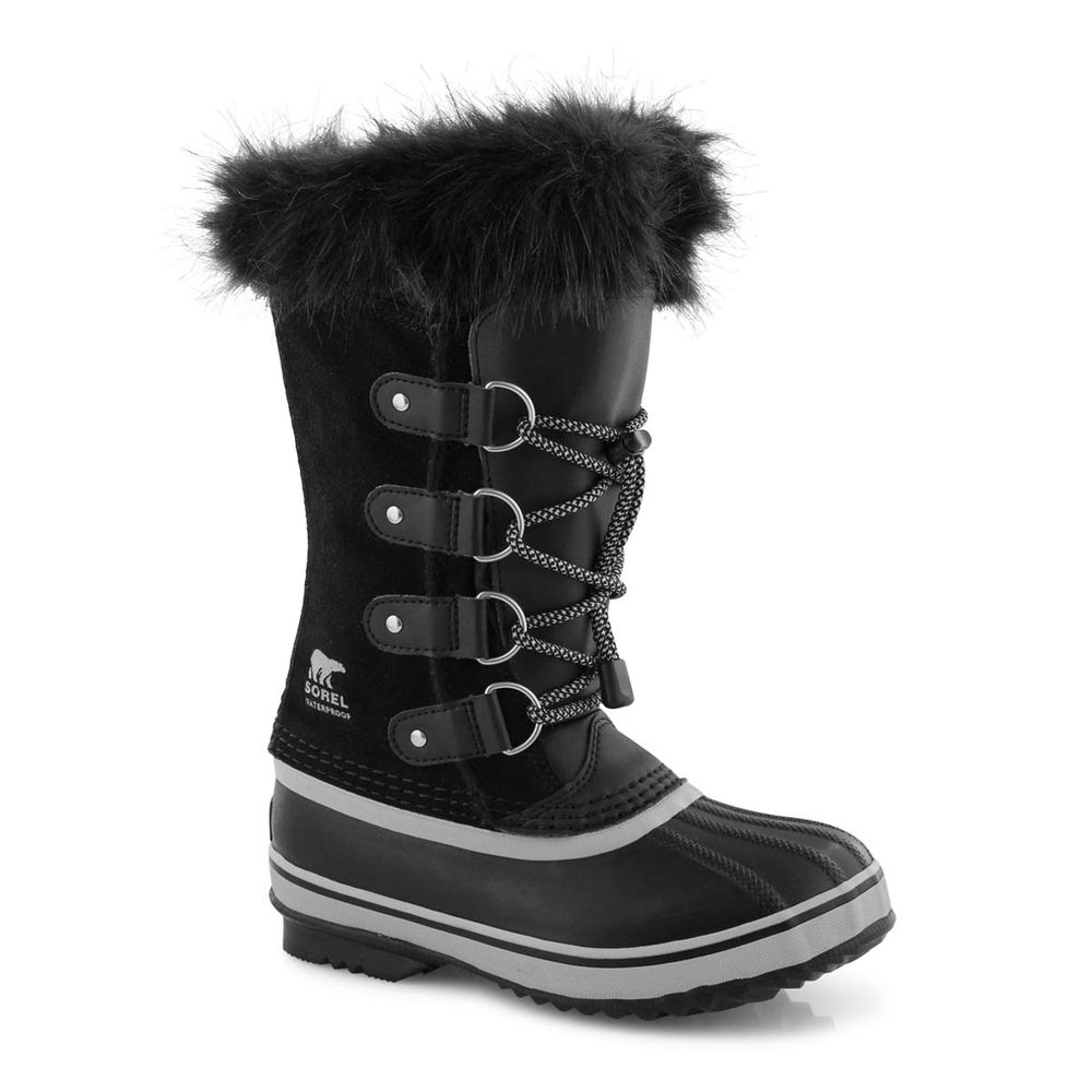 Girls Joan Of Arctic Waterproof Snow Boot - Black