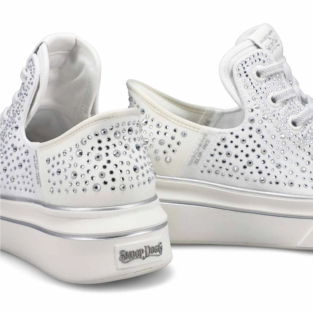 Women's Snoop One Rhine-Stoned Slip-Ins Sneaker