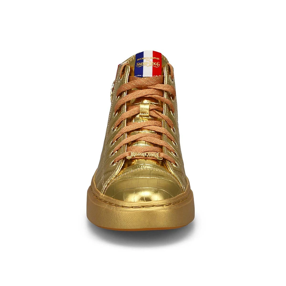 Women's Snoop One Gold Medal High Top Sneake