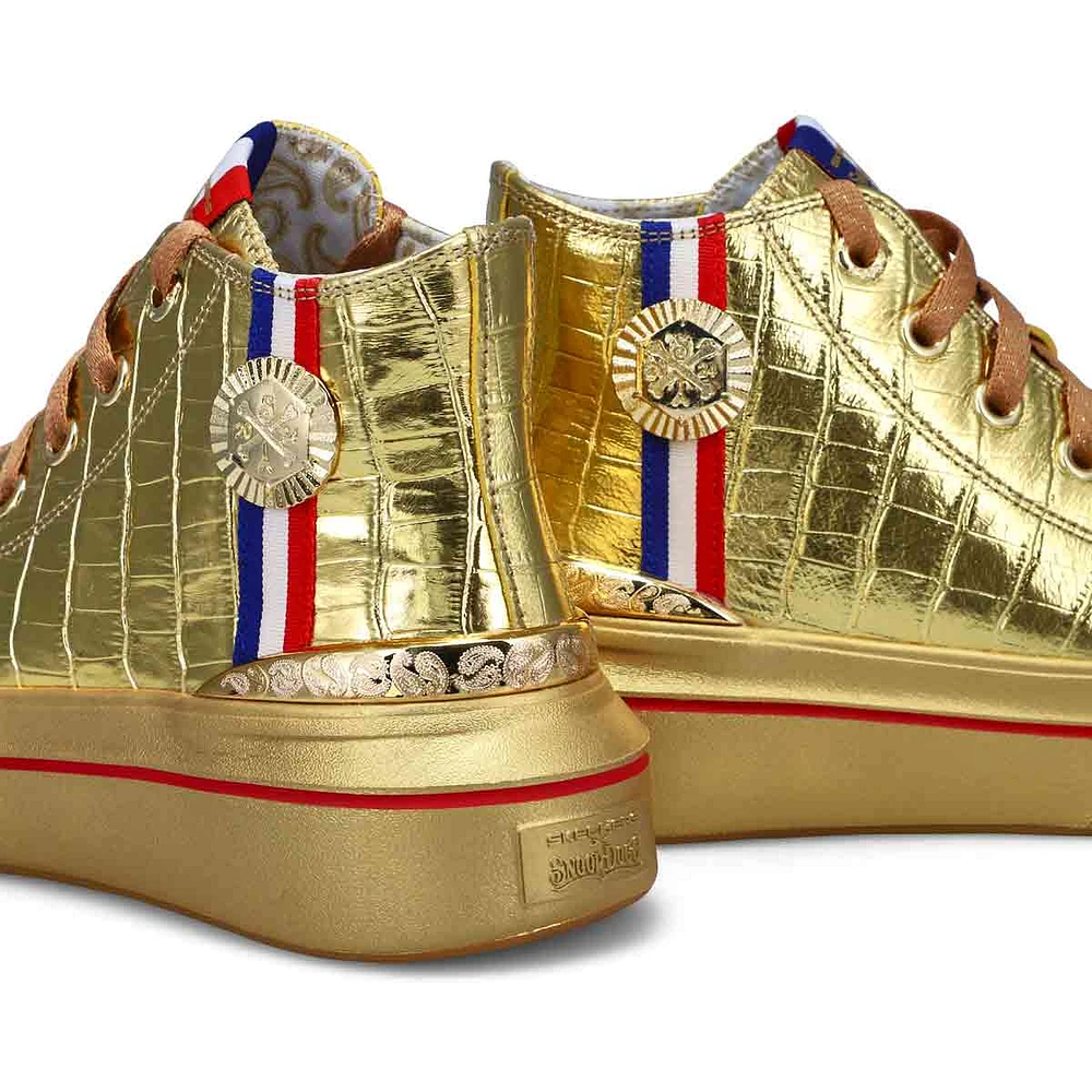 Women's Snoop One Gold Medal High Top Sneake