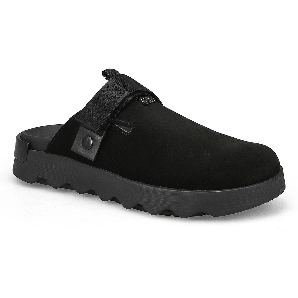 Women's Viibe Suede Casual Clog - Black/Sea Salt