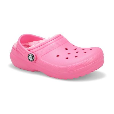 Kids Classic Lined Comfort Clog - Black