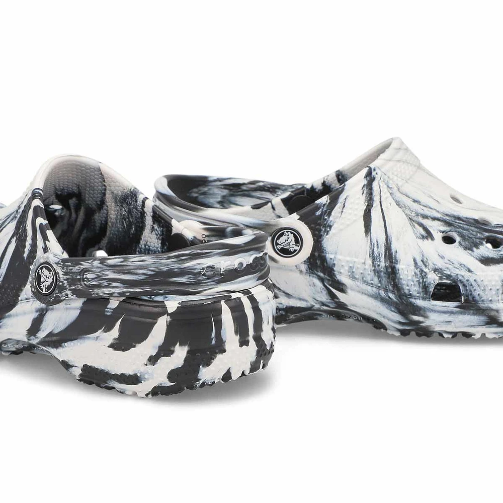 Women's Classic Marbled EVA Clog - White/Black