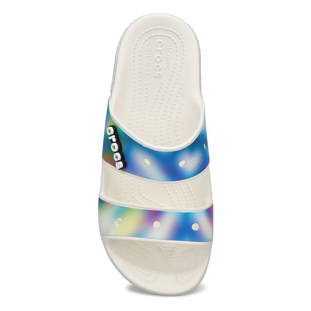 Women's Classic Crocs Solarized Slide - White/Mult