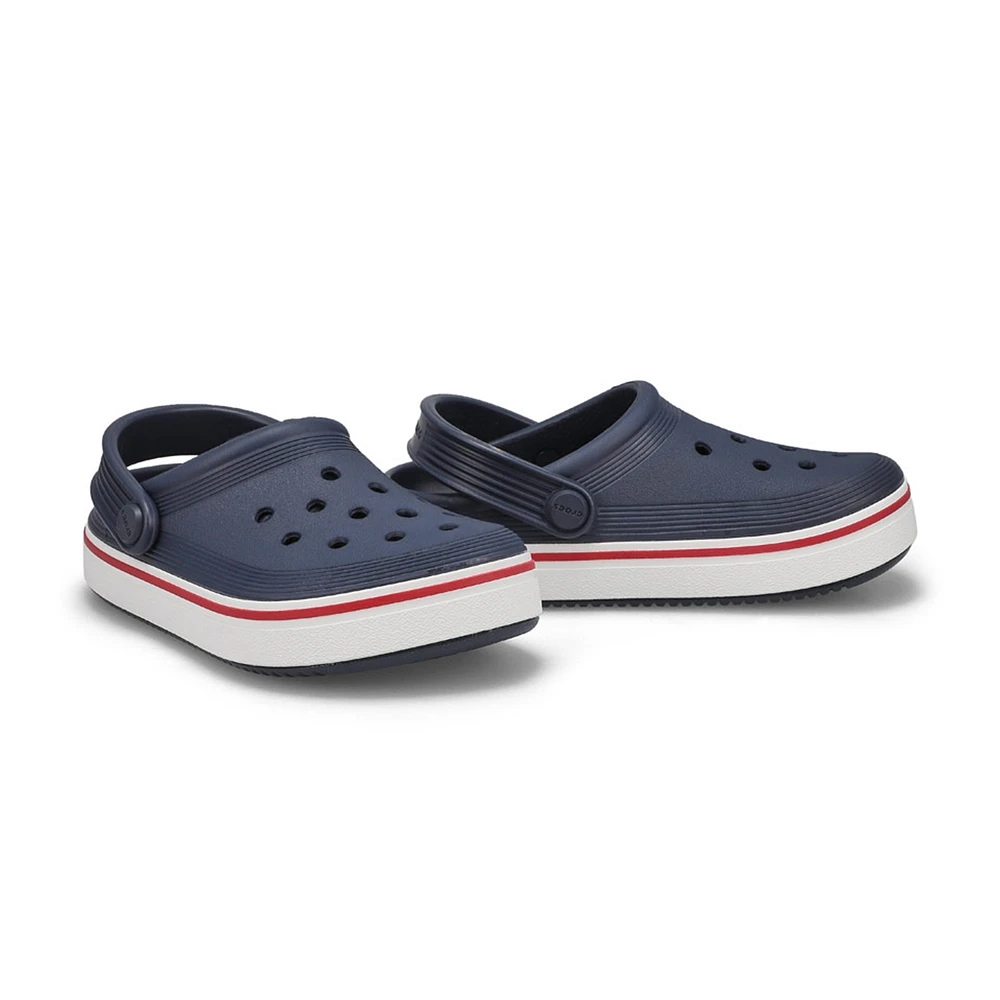 Sabot CROCBAND CLEAN, marine, enfants