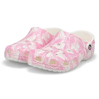 Women's Duke Print Classic Clog - Pink Tweed