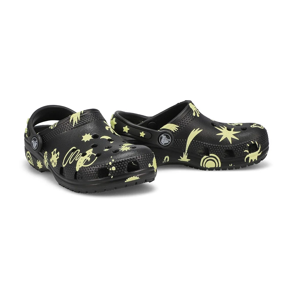 Kids'  Classic Glow Space EVA Comfort Clog - Black