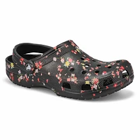 Sabot de confort CLASSIC DITSY FLORAL EVA, noir, f