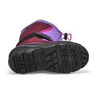 Botte d'hiver à enfiler FLURRY, noir/rouge vif, ga