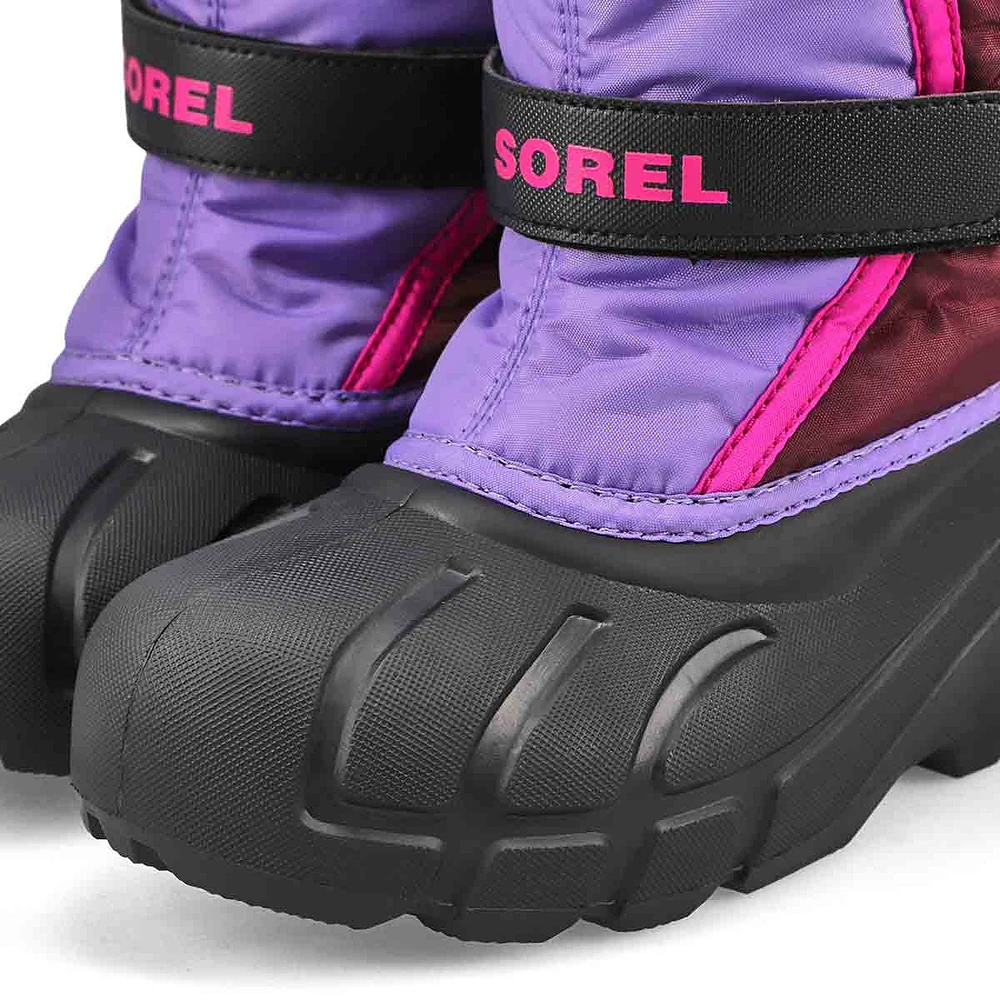 Botte d'hiver à enfiler FLURRY, tourterelle/lilas