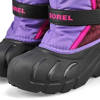 Botte d'hiver à enfiler FLURRY, tourterelle/lilas