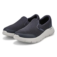 Men's Go Walk Flex Request Sneaker - Navy/Grey