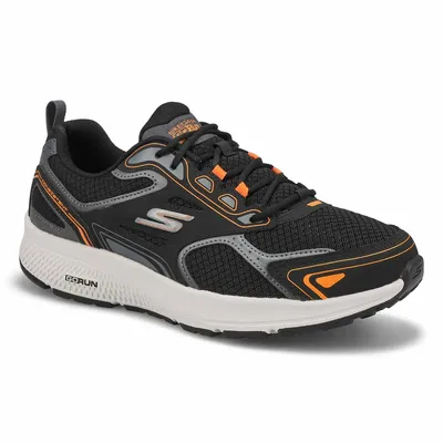 Men's Go Run Consistent Sneaker -Black/Orange